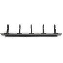 Rocstor 19" Rack Cable Management Panel (Black, 1 RU)