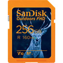 SanDisk 256GB Outdoors FHD UHS-I SDXC Memory Card