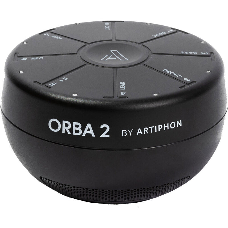 Artiphon Orba 2 Handheld Synth, Looper, and MIDI Controller (Black)