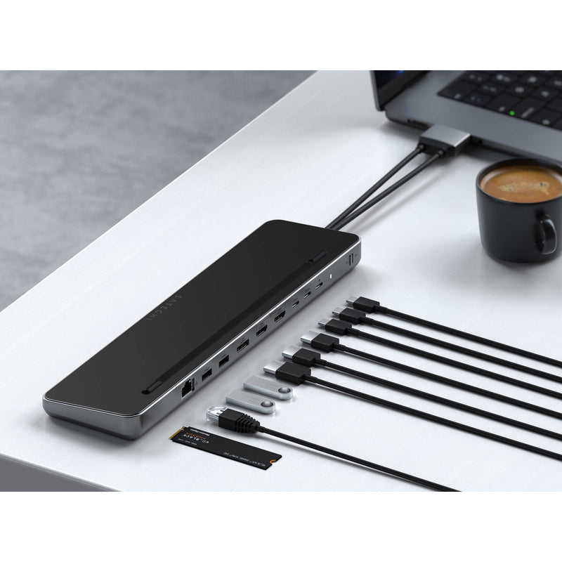 Satechi Dual Docking Stand with NVMe SSD Enclosure