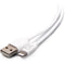 C2G USB-A Male to Lightning Male Sync and Charging Cable (6', White)