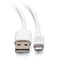 C2G USB-A Male to Lightning Male Sync and Charging Cable (10', White)