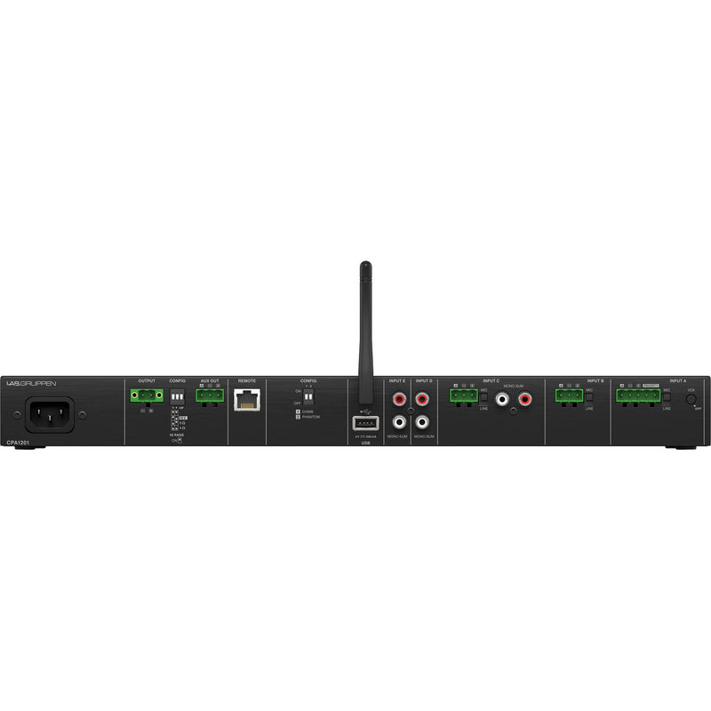 Lab.Gruppen CPA1201 5-Input Commercial Mixer Amplifier with Bluetooth and USB Media Player
