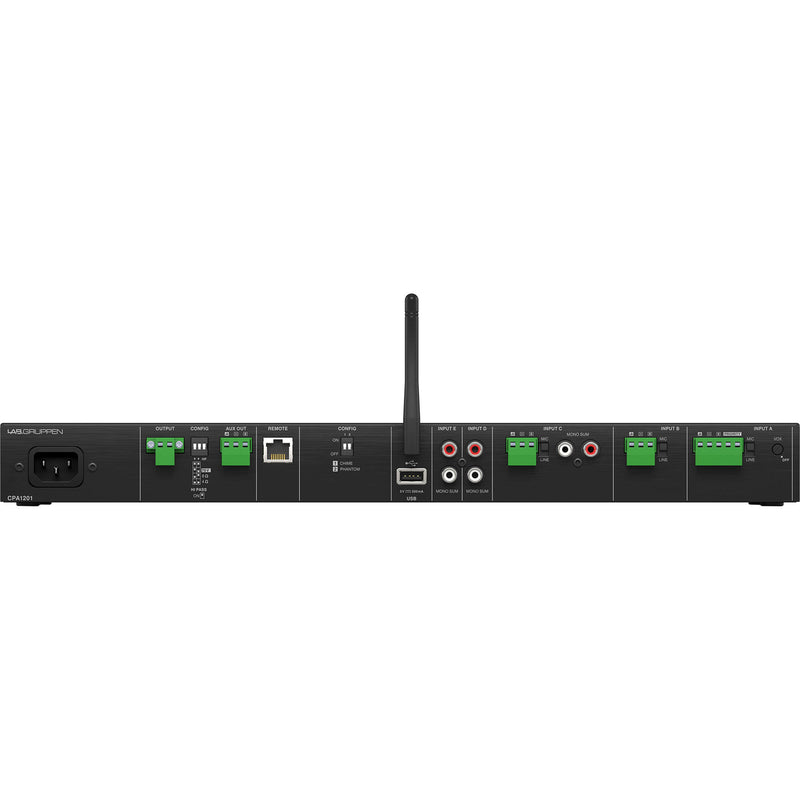 Lab.Gruppen CPA1201 5-Input Commercial Mixer Amplifier with Bluetooth and USB Media Player