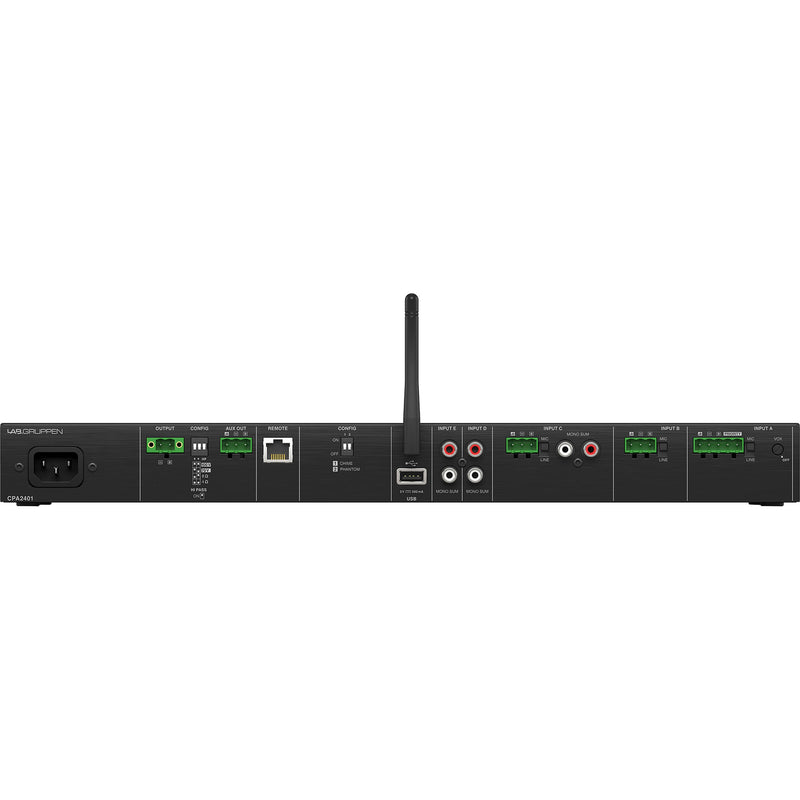 Lab.Gruppen CPA2401 5-Input Commercial Mixer Amplifier with Bluetooth and USB Media Player