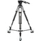 E-Image 2-Stage Aluminum Tripod, Fluid Head, and Dolly Kit (22 lb Payload)