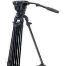E-Image 2-Stage Aluminum Tripod, Fluid Head, and Dolly Kit (22 lb Payload)