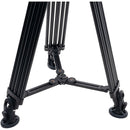 E-Image 2-Stage Aluminum Tripod, Fluid Head, and Dolly Kit (22 lb Payload)