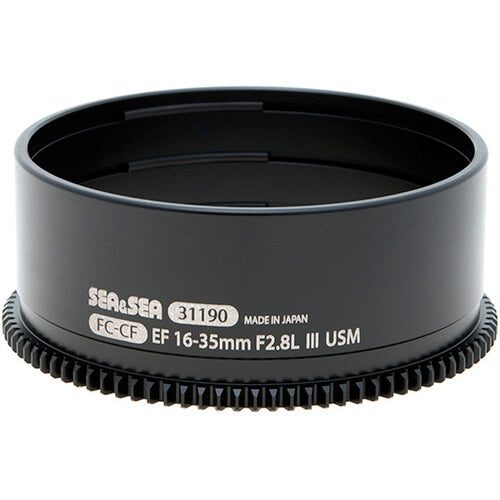 Sea & Sea Focus Gear for Canon EF 16-35mm f/2.8L III USM Lens in Port on MDX Housing