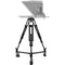 E-Image Aluminum PTZ Tripod with 100mm Flat Base, Dolly & Quick Release Plate (88 lb Payload)
