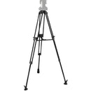 E-Image Aluminum PTZ Tripod with 100mm Flat Base & Quick Release Plate (88 lb Payload)