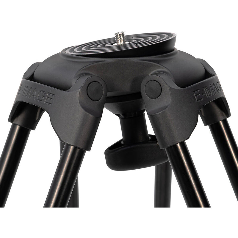 E-Image Aluminum PTZ Tripod with 100mm Flat Base & Quick Release Plate (88 lb Payload)