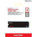 SanDisk 2TB SSD PLUS M.2 NVMe PCIe 3.0 M.2 Internal SSD