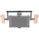 CAMVATE Cross Cheese Bar with 15mm Rod Clamp for Camera Monitor Cage Rig (14.6")