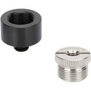 CAMVATE 5/8"-27 Female to 3/8"-16 Male & 1/4"-20 Female to 5/8"-27 Male Microphone/Mic Stand Adapter Set