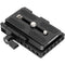 CAMVATE Manfrotto-Type Clamp Base with Black Quick Release Plate