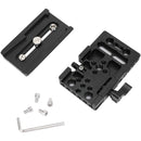 CAMVATE Manfrotto-Type Clamp Base with Black Quick Release Plate