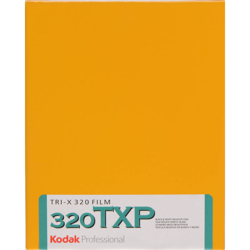 Kodak Professional Tri-X 320 Black and White Negative Film (4 x 5", 50 Sheets, Expired July 2022)