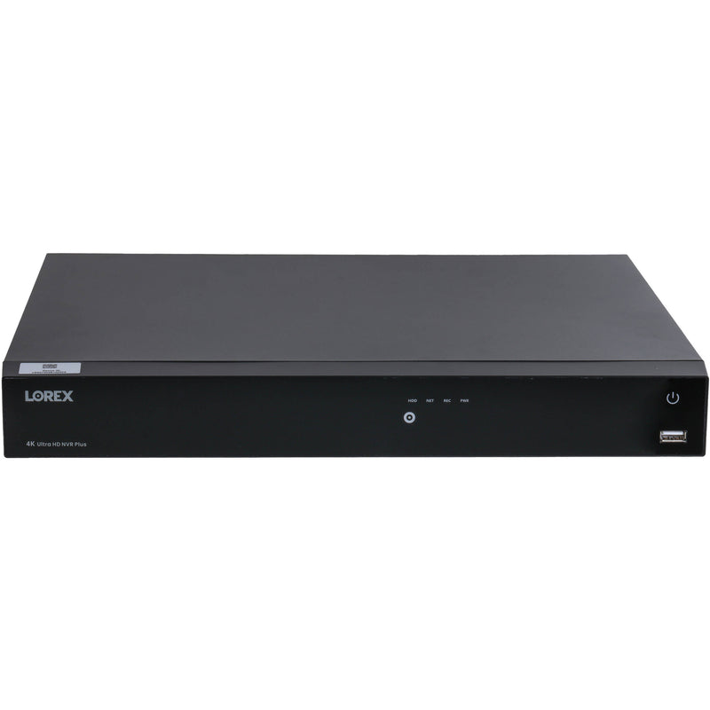 Lorex Fusion Series N864A64B-8AB8 16-Channel 4K UHD NVR with 4TB HDD & 8 4K Smart Deterrence Bullet Cameras