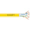 Black Box GigaTrue Cat6 550MHz Solid Ethernet Bulk Cable - CMR PVC (1000', Yellow)