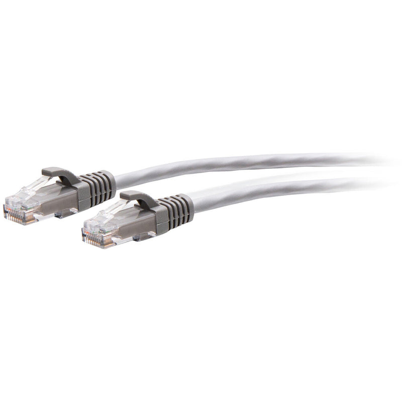 C2G Cat6a Snagless Unshielded (UTP) Slim Ethernet Network Patch Cable (15', Gray)