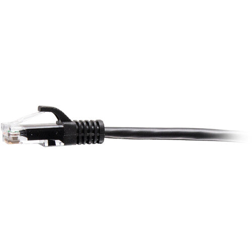 C2G Cat6a Snagless Unshielded (UTP) Slim Ethernet Network Patch Cable (15', Black)