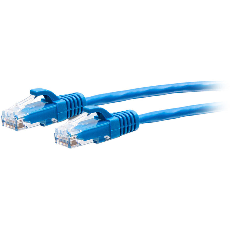 C2G Cat6a Snagless Unshielded (UTP) Slim Ethernet Network Patch Cable (15', Blue)