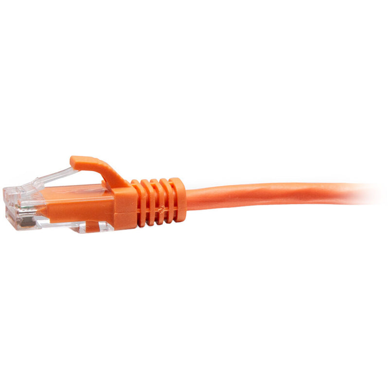 C2G Cat6a Snagless Unshielded (UTP) Slim Ethernet Network Patch Cable (15', Orange)