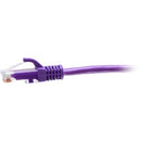 C2G Cat6a Snagless Unshielded (UTP) Slim Ethernet Network Patch Cable (25', Purple)