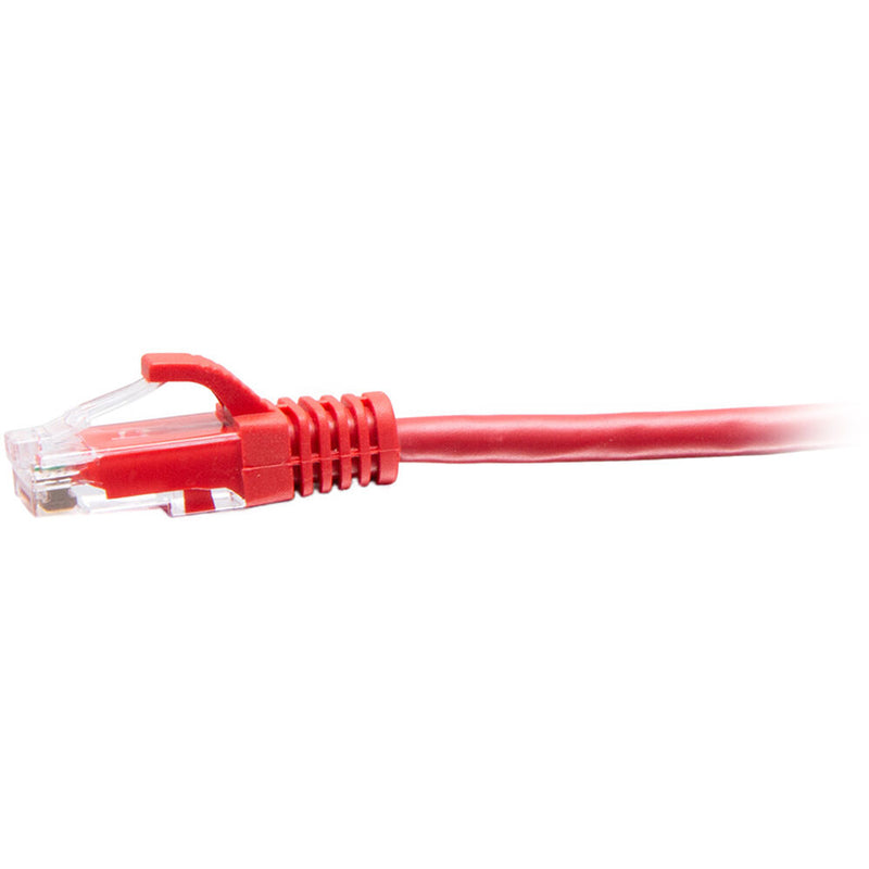 C2G Cat6a Snagless Unshielded (UTP) Slim Ethernet Network Patch Cable (25', Red)