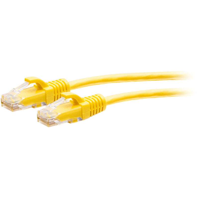 C2G Cat6a Snagless Unshielded (UTP) Slim Ethernet Network Patch Cable (15', Yellow)
