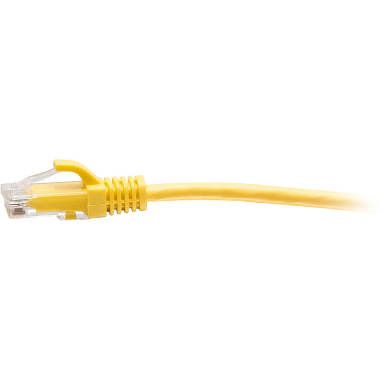 C2G Cat6a Snagless Unshielded (UTP) Slim Ethernet Network Patch Cable (15', Yellow)