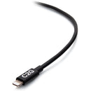 C2G USB-C Male to Lightning Male Sync and Charging Cable (6', Black)