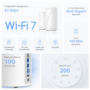 TP-Link Deco BE85 BE22000 Tri-Band 10G / 2.5G Whole Home Mesh Module