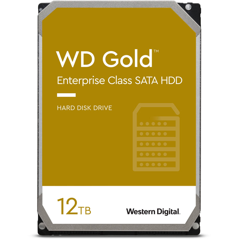 WD 12TB Gold 7200 rpm SATA III 3.5" Internal Enterprise HDD