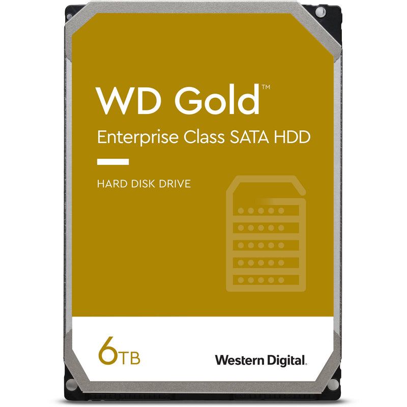 WD 6TB Gold 7200 rpm SATA III 3.5" Internal Enterprise HDD