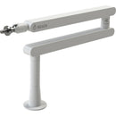 BEACN Mic Dynamic USB Broadcast Microphone 2-Person Podcasting Kit with Boom Arms (White)