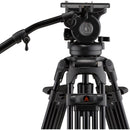 E-Image 2-Stage Aluminum Tripod, Fluid Head, and Dolly Kit (15.4 lb Payload)