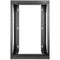 Rocstor SolidRack Open Frame Wall Mount 2-Post Adjustable Depth Rack (15 RU)