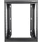 Rocstor SolidRack Open Frame Wall Mount 2-Post Adjustable Depth Rack (12 RU)