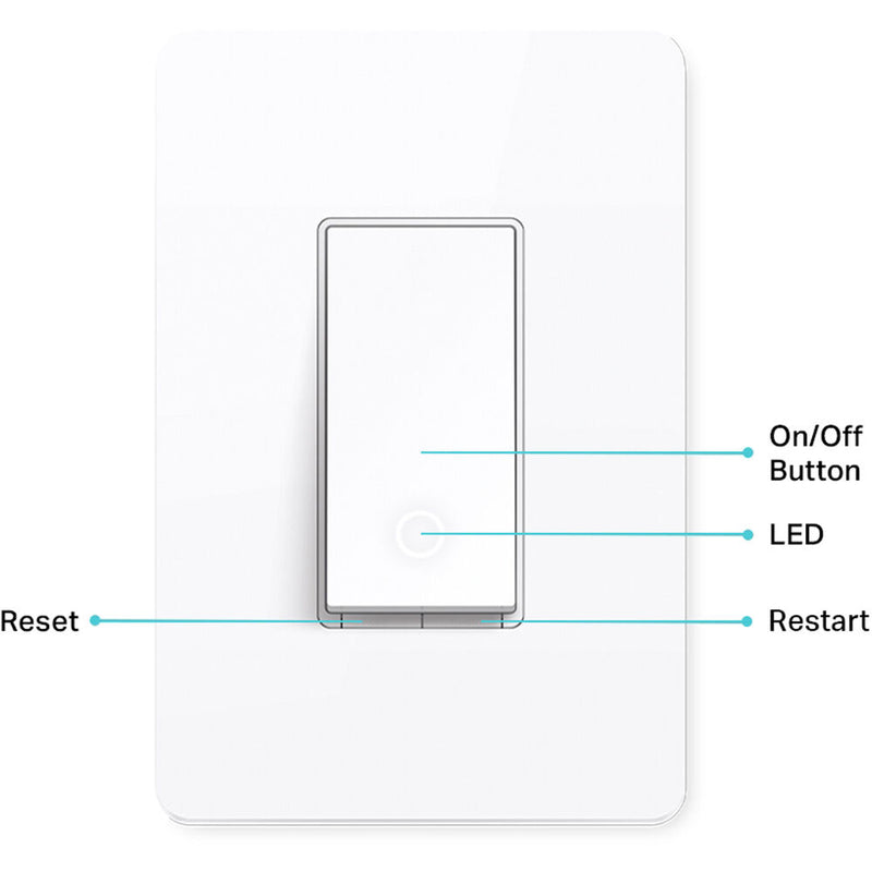 TP-Link Kasa Smart KS205 Wi-Fi Light Switch (Matter, 3-Pack)