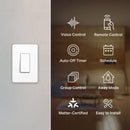 TP-Link Kasa Smart KS205 Wi-Fi Light Switch (Matter, 3-Pack)