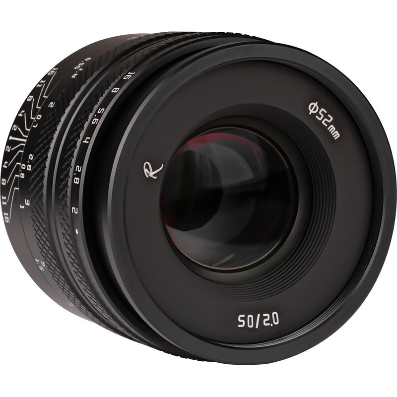AstrHori 50mm f/2 Lens (Canon EF-M, Black)