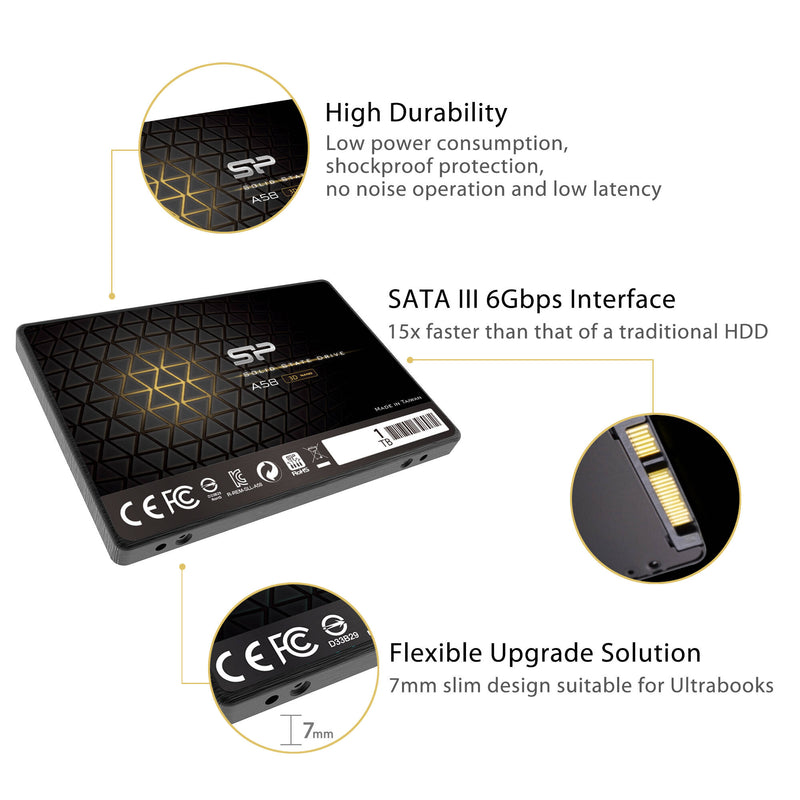 Silicon Power 1TB Ace A58 SATA III 2.5" Internal SSD