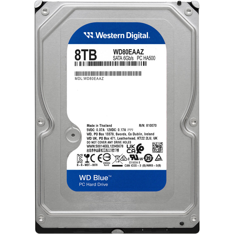 WD 8TB Blue 5640 SATA III 3.5" Internal HDD