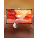 Vankyo Projector Screen with Stand (100")
