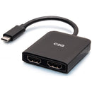C2G USB-C to Dual HDMI MST 4k Display Hub