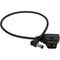 Kondor Blue Straight D-Tap to DC 2.5mm Right-Angle Cable (Raven Black,15")