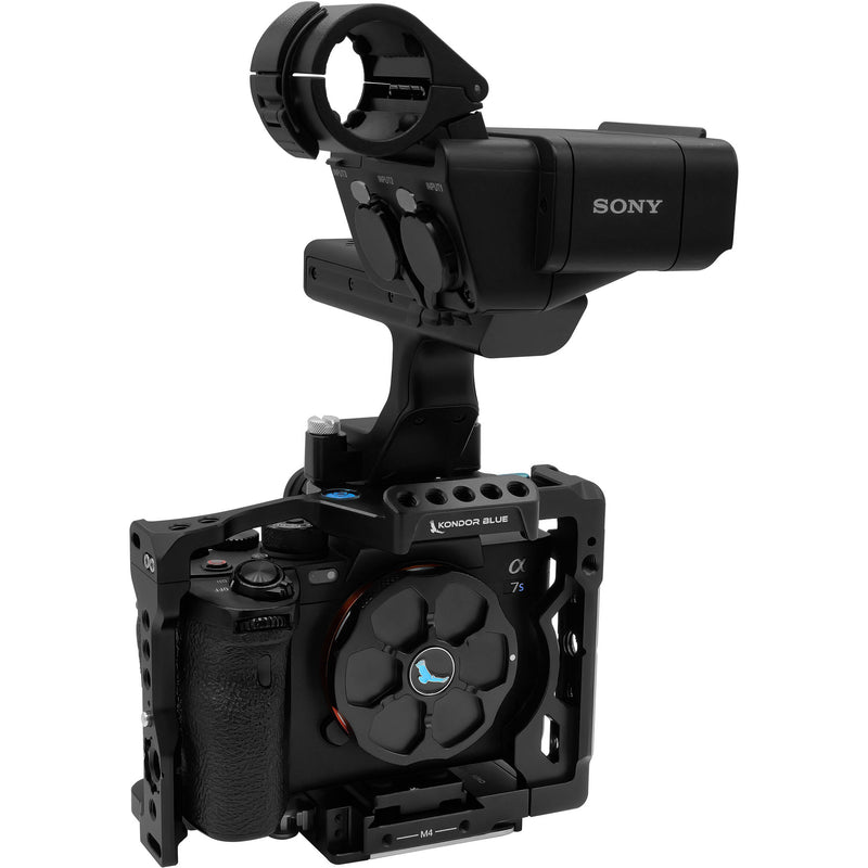 Kondor Blue FX Handle Top Plate for Sony a7 Series Cage (Raven Black)