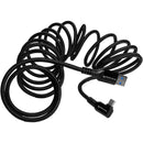 Kondor Blue USB-A to USB-C 3.0 Right Angle Cable (10', Black)